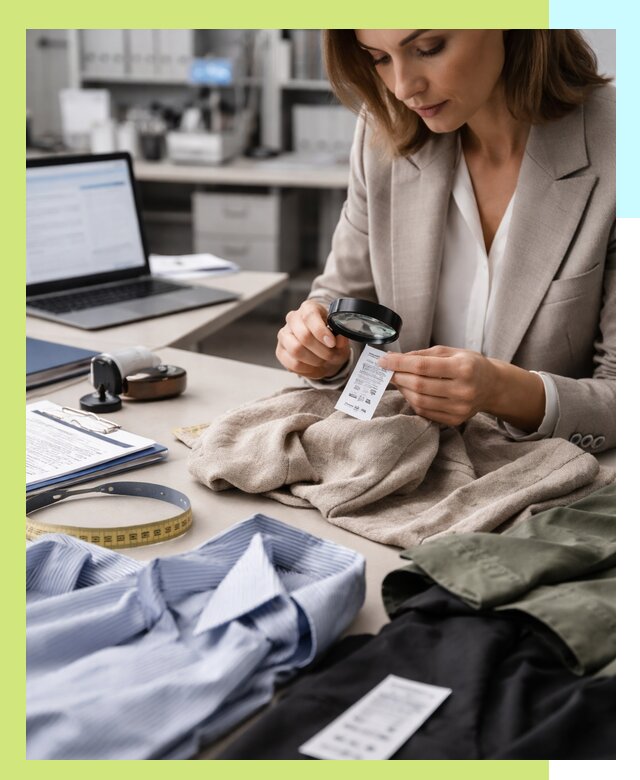 Сертификация одежды и текстиля в Череповце, быстрая экспертиза