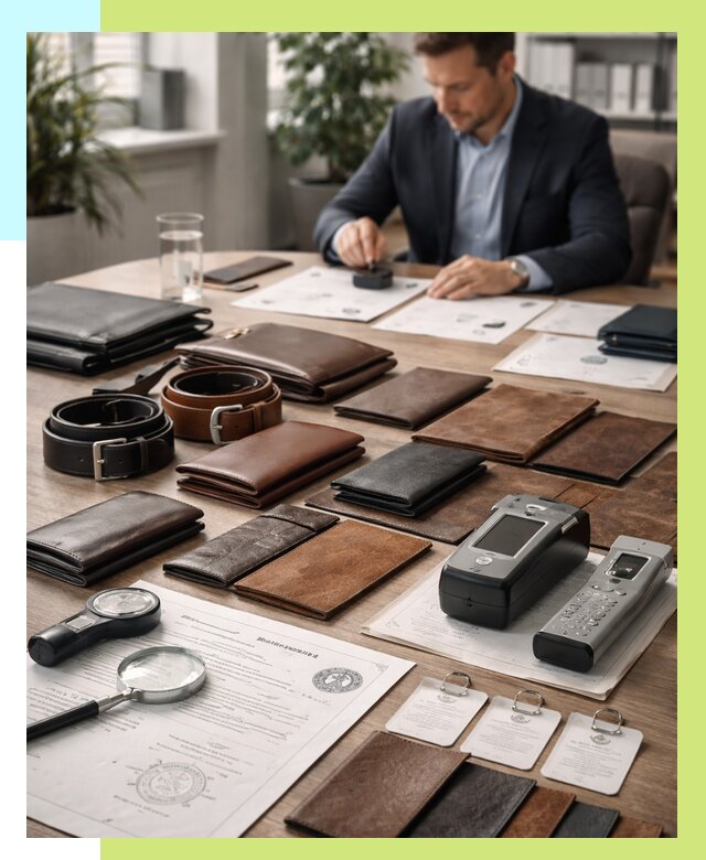 Сертификация кожаных изделий в Череповце от 12265 р. | Алешин-Чрп