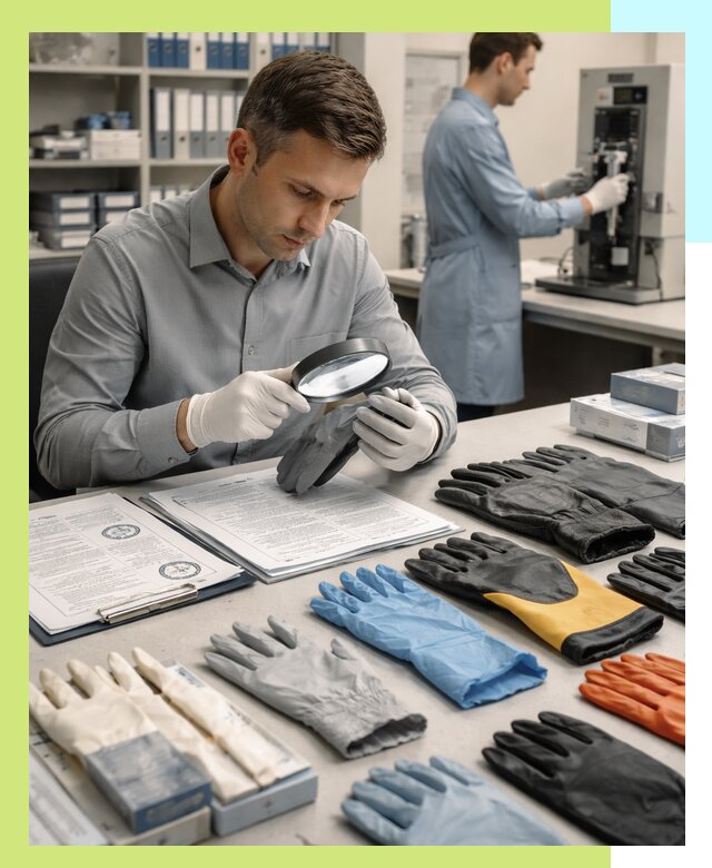 Сертификация перчаток и средств защиты продукции в Череповце