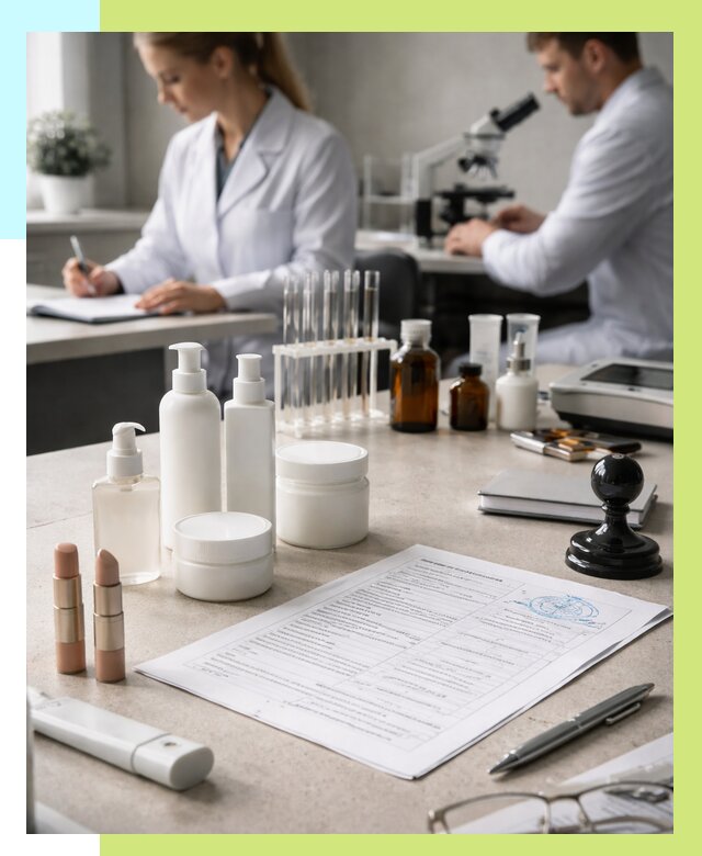 Сертификация косметики в Череповце от 20442 р. - Алешин-Чрп