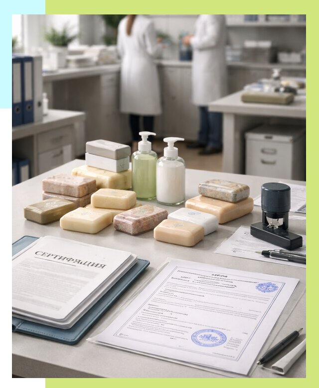 Сертификация мыла и сертификат на мыло в Череповце от 12265 | Алешин-Чрп