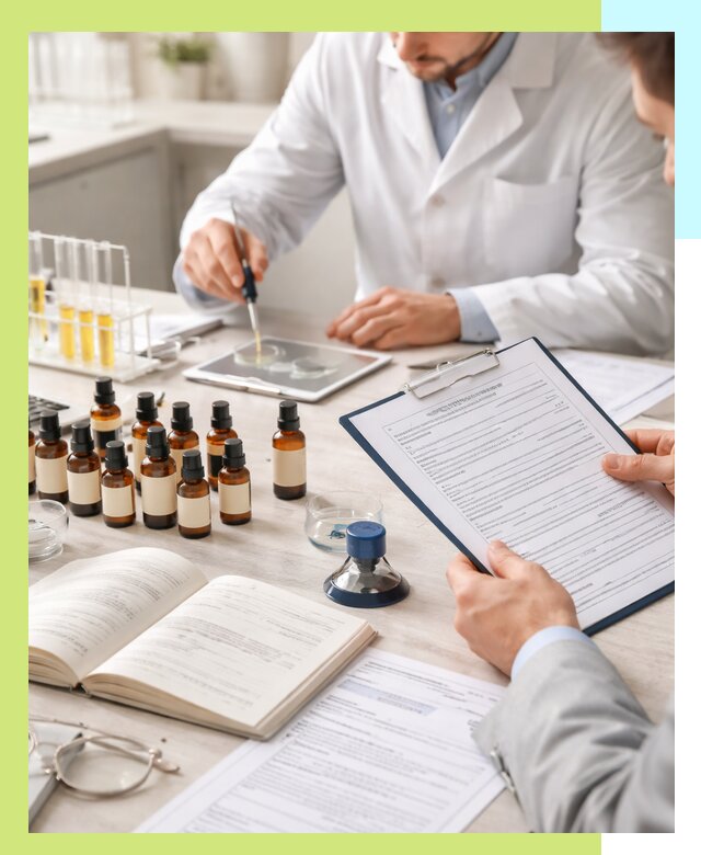Сертификация эфирных масел и документация качества в Череповце