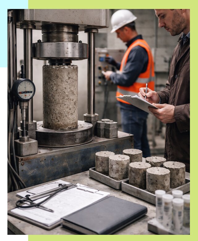 Сертификация бетона в Череповце от 30663 р. сертификат | Алешин-Чрп