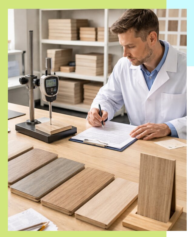 Сертификация ламината с испытаниями и оформлением документов в Череповце