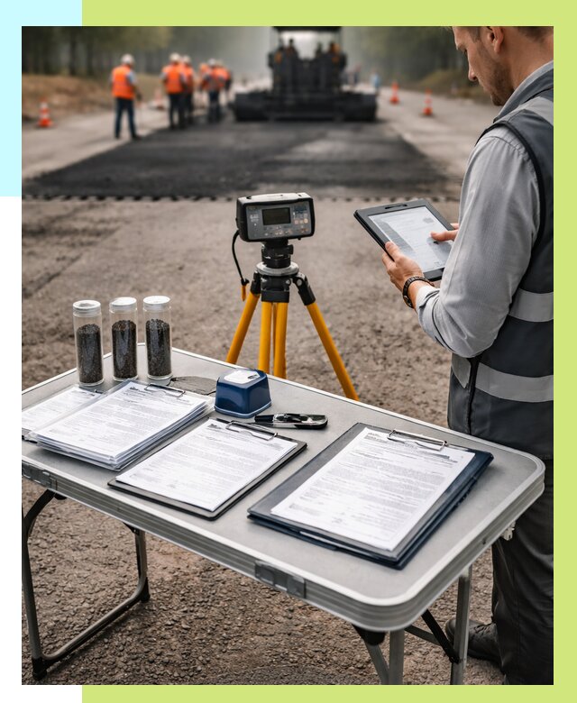 Сертификация асфальта в Череповце от 25553 р. | Алешин-Чрп