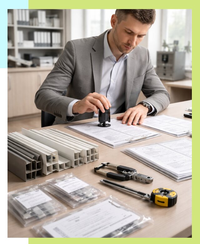 Сертификация ПВХ продукции в Череповце от 8688 р., Алешин-Чрп