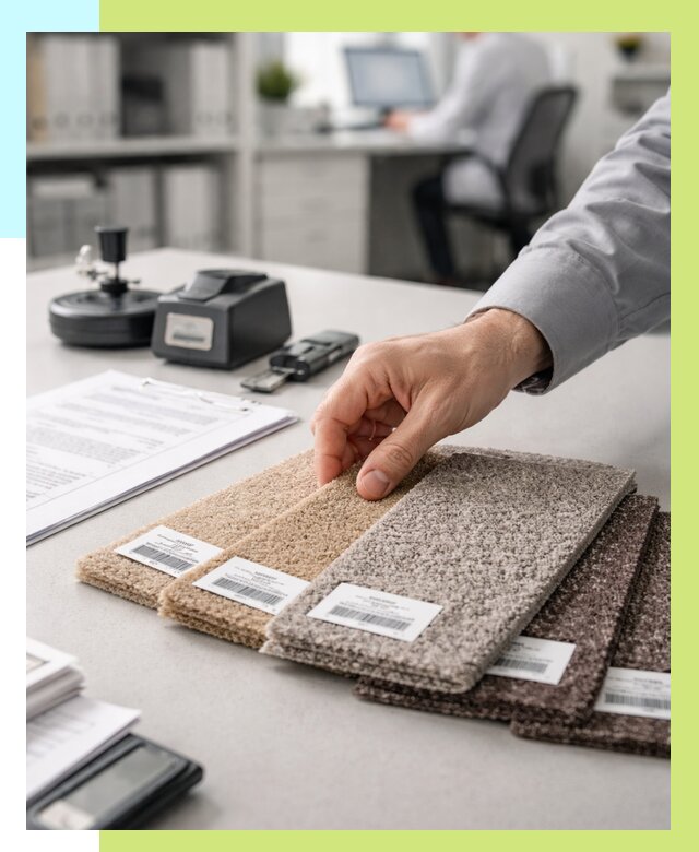 Сертификация ковролина в Череповце от 15332 р., Алешин-Чрп