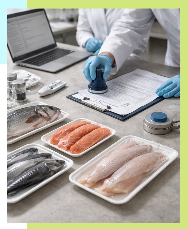 Сертификация рыбы и сертификат в Череповце от 15332 р. | Алешин-Чрп