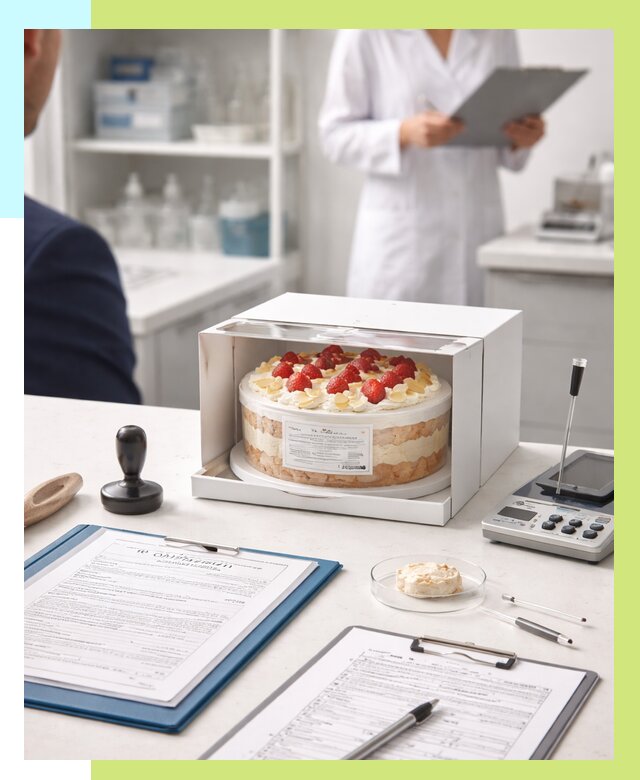 Сертификация тортов в Череповце от 9199 р. заказать | Алешин-Чрп