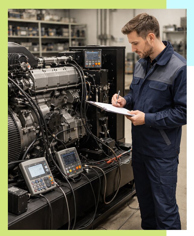 Сертификация дизельных генераторов и их оборудования в Череповце