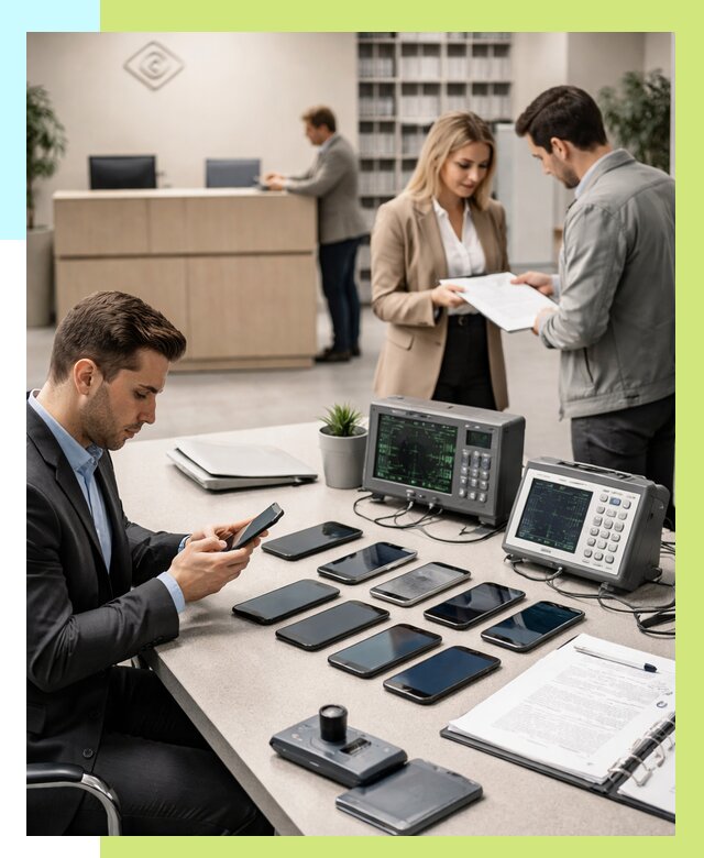 Сертификация телефонов в Череповце от 25553 р. под ключ | Алешин-Чрп