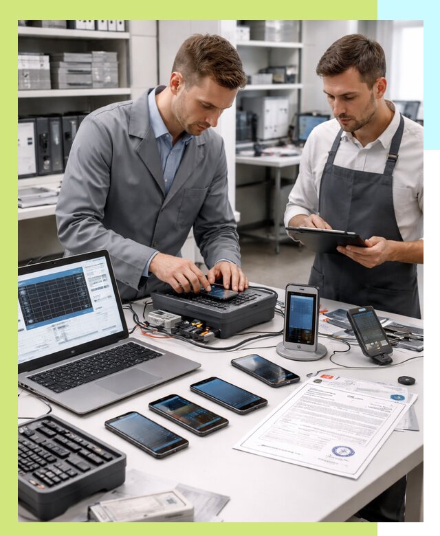 Сертификация мобильных телефонов и смартфонов в Череповце под ключ