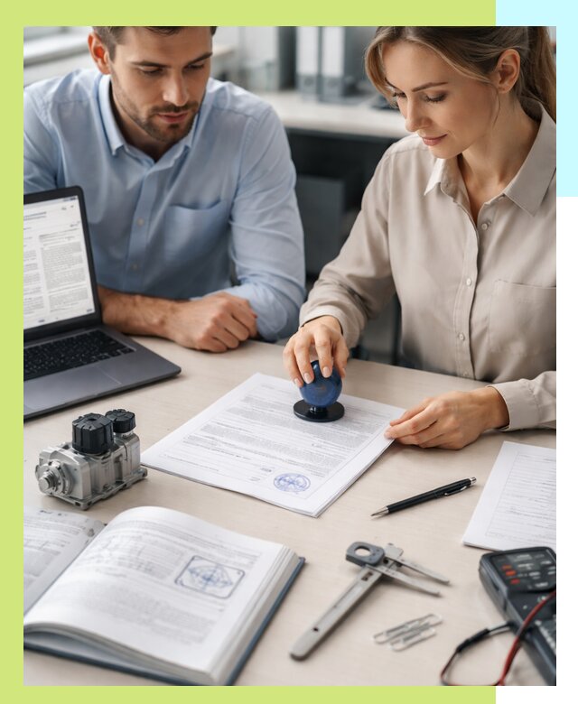 Выдача паспорта изделия и техническая экспертиза продукции в Череповце