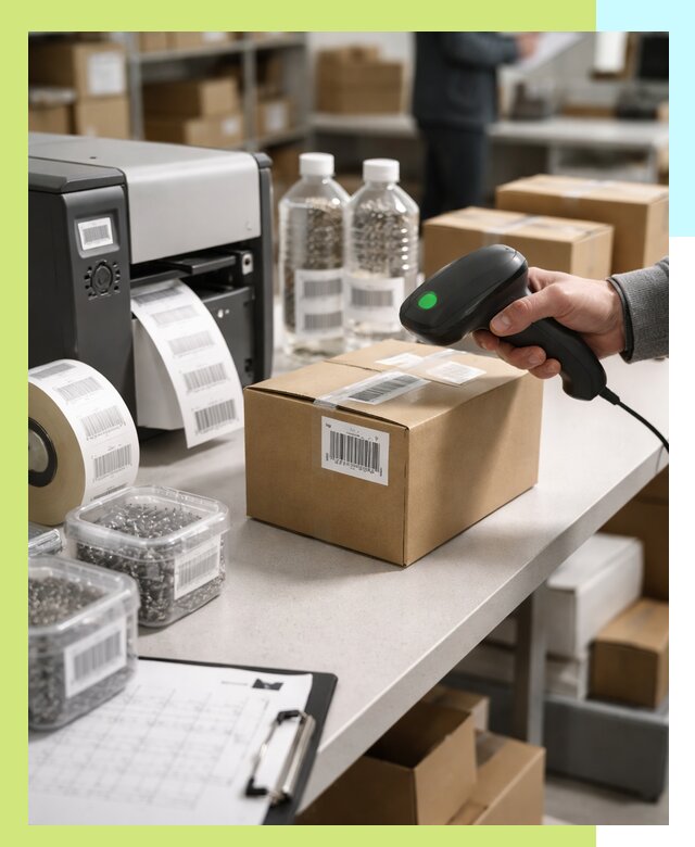 Штрихкодирование продукции и маркировка для продажи в Череповце