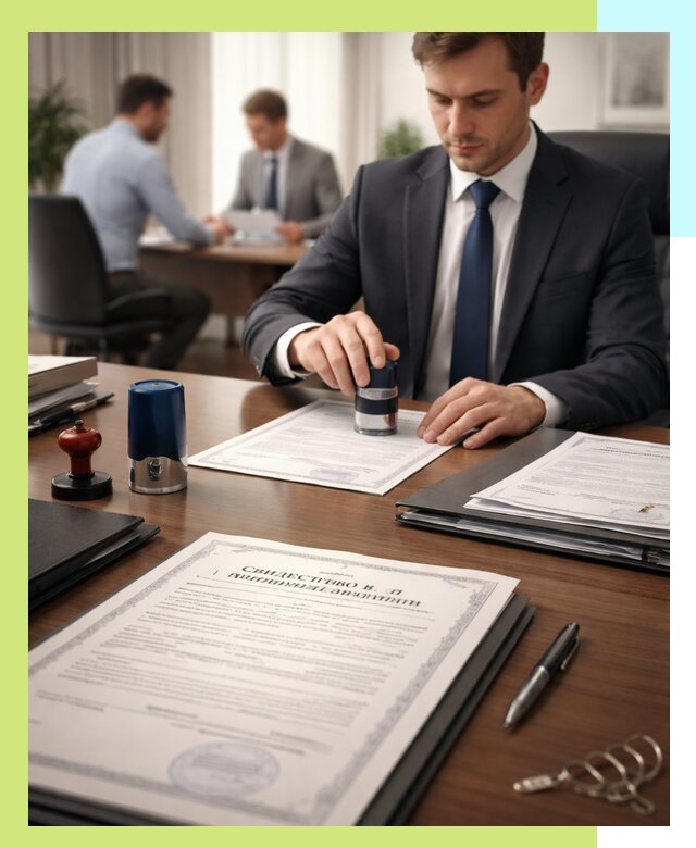 Оформление свидетельства о государственной регистрации в Череповце