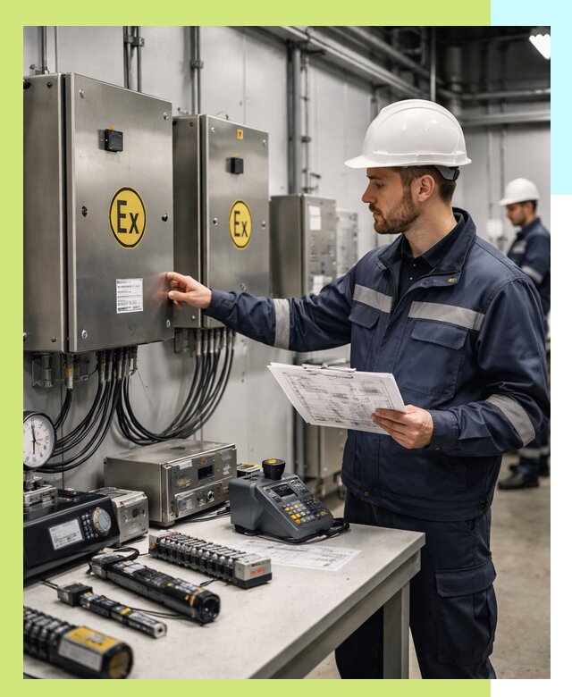 Сертификат взрывозащиты промышленного оборудования в Череповце