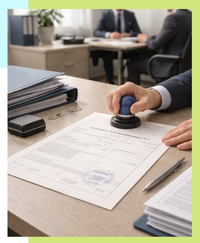 Сертификат происхождения СТ 1 в Череповце от 4599 р. | Алешин-Чрп