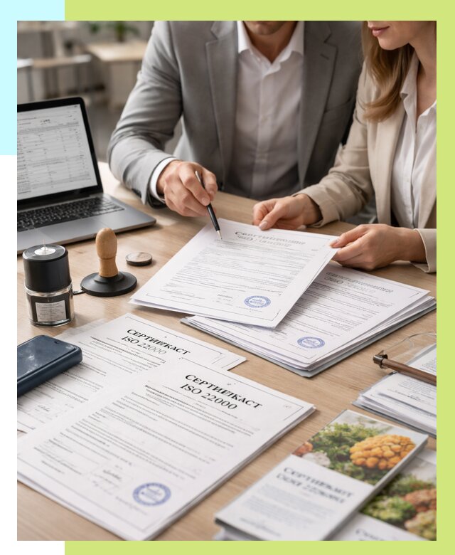 Сертификат ISO 22000 в Череповце от 40884 р. под ключ | Алешин-Чрп