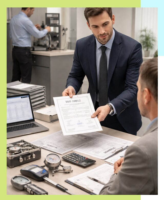 Выдача сертификата ISO 10012 по требованиям метрологии в Череповце