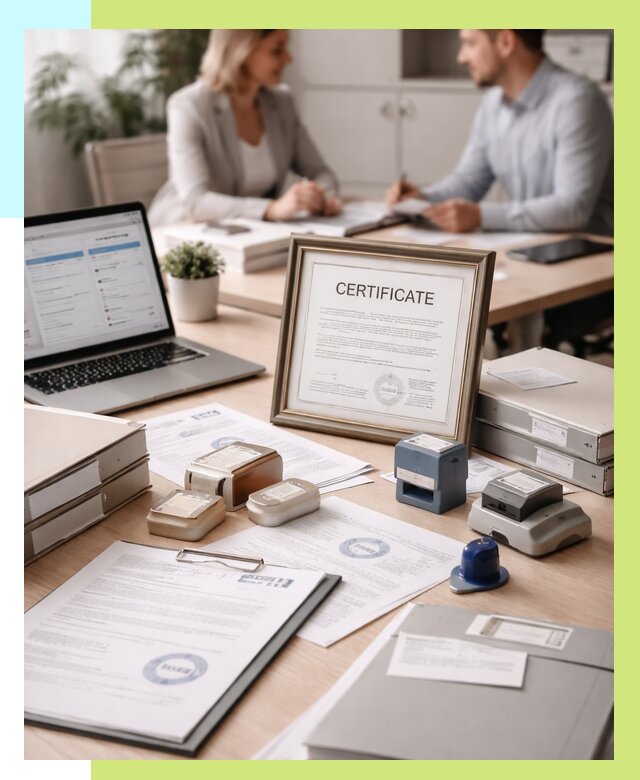 Сертификация компании в Череповце от 45995 р. | Алешин-Чрп — заказ